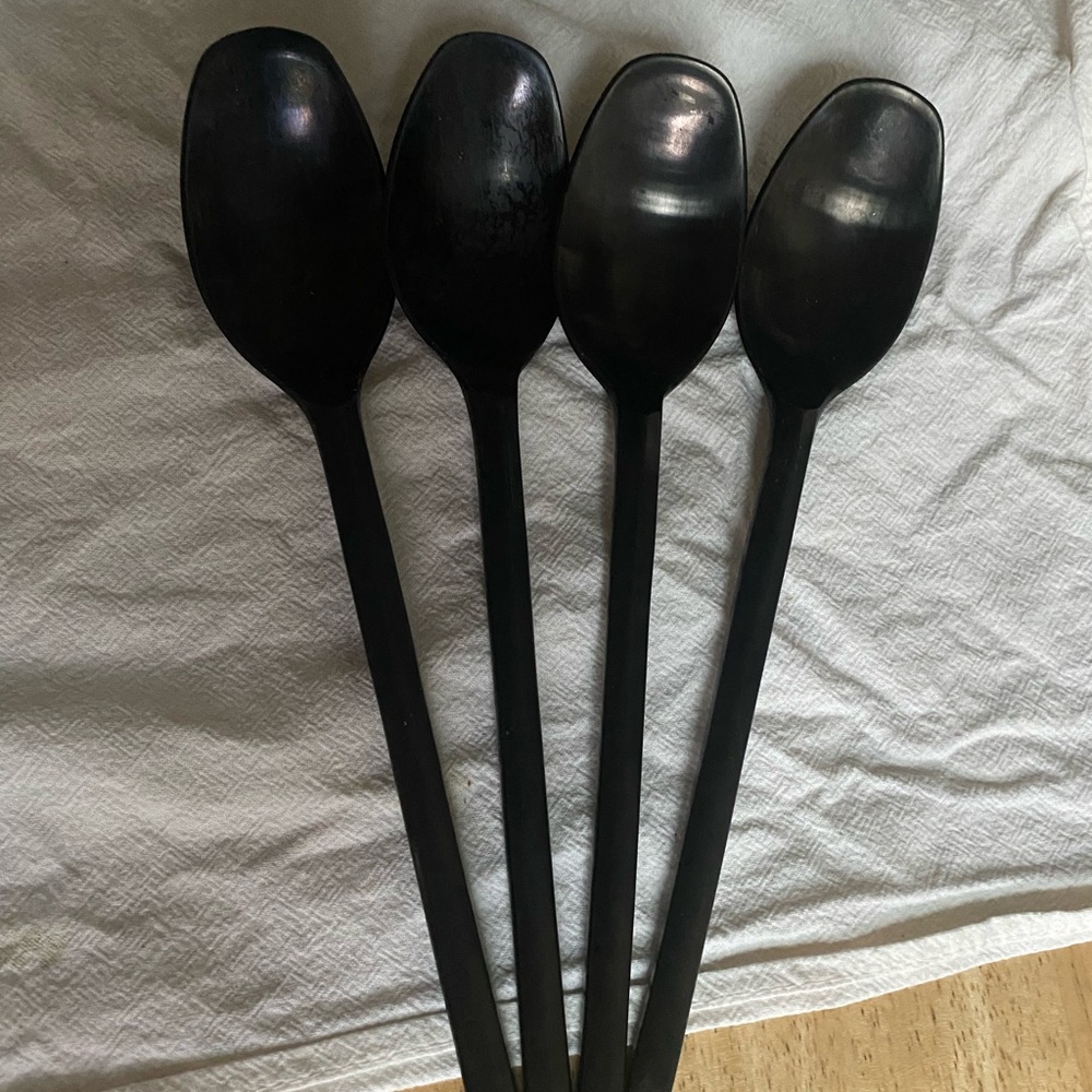 Zara Home 7 black spoons and forks set